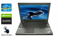 Ноутбук Lenovo ThinkPad W550s / 15.6" (2880x1620) IPS Touch / Intel Core i7-5600U (2 (4) ядра по 2.6 - 3.2 GHz) / 16 GB DDR3 / 480 GB SSD / nVidia Quadro K620M, 2 GB DDR3, 64-bit / WebCam / Windows 10