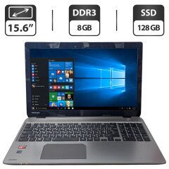 Ноутбук Toshiba Satellite C50D / 15.6" (1366x768) TN / AMD A4-5000 (4 ядра по 1.5 GHz) / 8 GB DDR3 / 128 GB SSD / AMD Radeon HD 8330 Graphics / WebCam