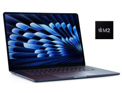 Ультрабук Apple MacBook Air 15 M2 2023 A2941 / 15.3" (2880x1864) IPS / Apple M2 (8 ядер по 3.5 GHz) / 8 GB DDR5 / 256 GB SSD / Apple M2 Graphics / WebCam / MacOS