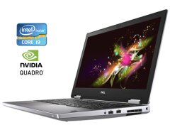 Мобильная рабочая станция Dell Precision 7540 / 15.6" (1920x1080) IPS / Intel Core i9-9980HK (8 (16) ядер по 2.4 - 5.0 GHz) / 32 GB DDR4 / 256 GB SSD + 256 GB SSD / nVidia Quadro RTX 3000, 6 GB GDDR6, 192-bit / WebCam / Win 11 Home