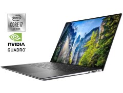 Мобільна робоча станція Dell Precision 5550 / 15.6" (1920x1200) IPS / Intel Core i7-10750H (6 (12) ядра по 2.6 - 5.0 GHz) / 16 GB DDR4 / 512 GB SSD / nVidia Quadro T2000 Max-Q, 4 GB GDDR5, 128-bit / WebCam