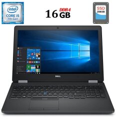 Ноутбук Б-класс Dell Latitude 5580 / 15.6" (1920x1080) TN / Intel Core i5-7300U (2 (4) ядра по 2.6 - 3.5 GHz) / 16 GB DDR4 / 256 GB SSD / Intel HD Graphics 620 / WebCam / HDMI