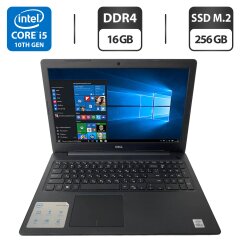 Ноутбук Б-класс Dell Inspiron 15 3593 / 15.6" (1366x768) TN / Intel Core i5-1035G1 (4 (8) ядра по 1.0 - 3.6 GHz) / 16 GB DDR4 / 256 GB SSD M.2 / Intel UHD Graphics / WebCam + Беспроводная мышка