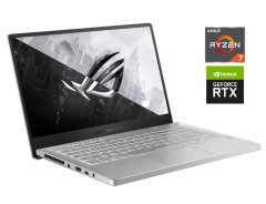 Ігровий ноутбук Asus ROG Zephyrus G14 GA401QM / 14" (1920x1080) IPS / AMD Ryzen 7 5800HS (8 (16) ядер по 2.8 - 4.4 GHz) / 16 GB DDR4 / 512 GB SSD / nVidia GeForce RTX 3060, 6 GB GDDR6, 192-bit