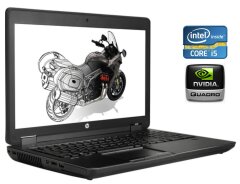 Мобильная рабочая станция HP ZBook 15 G2 / 15.6" (1920x1080) IPS / Intel Core i5-4340M (2 (4) ядра по 2.9 - 3.6 GHz) / 16 GB DDR3 / 256 GB SSD / nVidia Quadro K1100M, 2 GB GDDR5, 128-bit / WebCam / DVD-ROM / Wim 10 Home