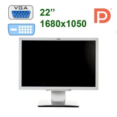Монитор Fujitsu B22W-7 / 22" (1680x1050) TN / 4x USB, DVI, DP, VGA / встроенные колонки