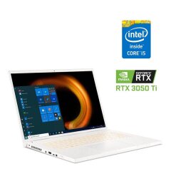 Игровой ноутбук Acer ConceptD 3 CN316-73G-53DG / 16" (1920x1200) IPS / Intel Core i5-11400H (6 (12) ядра по 2.7 - 4.5 GHz) / 16 GB DDR4 / 512 GB SSD / nVidia GeForce RTX 3050 Ti, 4 GB GDDR6, 128-bit / WebCam