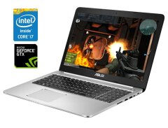 Игровой ноутбук Asus K501UX / 15.6" (1920x1080) TN / Intel Core i7-6500U (2 (4) ядра по 2.5 - 3.1 GHz) / 12 GB DDR3 / 240 GB SSD / nVidia GeForce GTX 950M, 2 GB GDDR3, 128-bit / WebCam / Win 10 Home