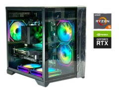 Новый игровой ПК Asus Prime Tower / AMD Ryzen 5 8400F (6 (12) ядер по 4.2 - 4.7 GHz) / 16 GB DDR5 / 1000 GB SSD / nVidia GeForce RTX 4060 Ti, 8 GB GDDR6, 128-bit / 550W