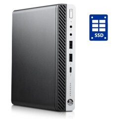 Неттоп HP ProDesk 400 G3 Mini USFF / Intel Core i3-7100 (2 (4) ядра по 3.9 GHz) / 8 GB DDR4 / 128 GB SSD / Intel HD Graphics 630