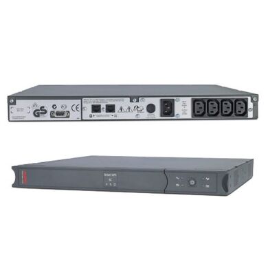 ИБП APC Smart-UPS SC 450VA (SC450RMI1U) / 230 V / 450 V&middot;А / 280W / 4 выхода / RS-232