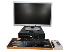 Комплект ПК: HP Compaq SFF / Intel Core i5-4430 (2 (4) ядра по 1.7 - 2.7 GHz) / 8 GB DDR3 / 120 GB SSD / Intel HD Graphics 4400 + Монитор Philips Brilliance 241B4L / 24" (1920x1080) TN + клавиатура и мышь