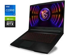 Игровой ноутбук MSI Thin GF63 12VE / 15.6" (1920x1080) IPS / Intel Core i7-12650H (10 (16) ядер по 3.5 - 4.7 GHz) / 16 GB DDR4 / 256 GB SSD / nVidia GeForce RTX 4050, 6 GB GDDR6, 96-bit / WebCam