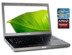 Мобильная рабочая станция Б-класс Dell Precision M6800 / 17.3" (1600x900) IPS / Intel Core i5-4330M (2 (4) ядра по 2.8 - 3.5 GHz) / 8 GB DDR3 / 240 GB SSD / AMD Radeon HD 8950M, 2 GB GDDR5, 128-bit / DVD-ROM / Win 10 Pro