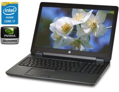 Мобильная рабочая станция HP ZBook 15 G2 / 15.6" (1920x1080) IPS / Intel Core i7-4810MQ (4 (8) ядра по 2.8 - 3.8 GHz) / 16 GB DDR3 / 256 GB SSD / nVidia Quadro K1100M, 2 GB GDDR5, 128-bit / DVD-ROM / Win 10 Pro