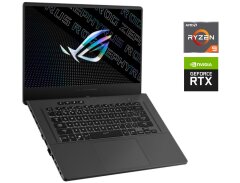 Ігровий ноутбук Asus ROG Zephyrus GA503RM / 15.6" (2560x1440) IPS / AMD Ryzen 9 6900HS (8 (16) ядер по 3.3 - 4.9 GHz) / 16 GB DDR5 / 512 GB SSD NVMe / nVidia GeForce RTX 3060, 6 GB GDDR6, 192-bit / WebCam