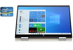 Ультрабук-трансформер HP Pavilion x360 15-dq1025od / 15.6" (1366x768) TN Touch / Intel Core i5-10210U (4 (8) ядра по 1.6 - 4.2 GHz) / 8 GB DDR4 / 512 GB SSD / Intel UHD Graphics / WebCam / Win 11 Home