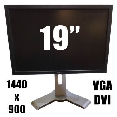 Dell E1909Wb / 19" (1440x900) (16:10) TN / VGA, DVI Dell E1909Wb / 19" (1440x900) (16:10) TN / VGA, DVI