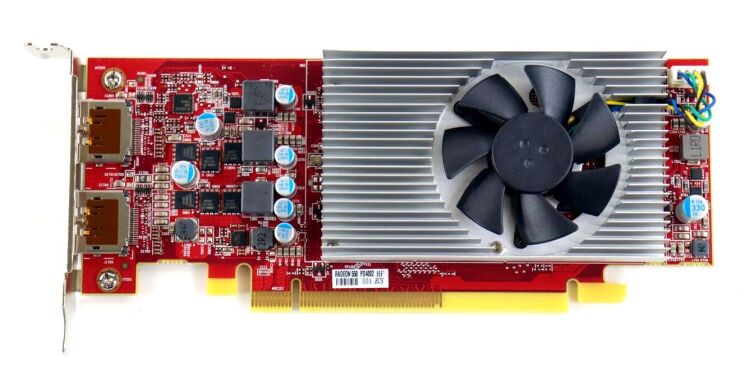 Дискретная видеокарта AMD Radeon RX 550, 2 GB GDDR5, 64-bit / DisplayPort / SFF