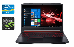 Игровой ноутбук Acer Nitro 5 AN515-54 / 15.6" (1920x1080) IPS / Intel Core i7-9750H (6 (12) ядер по 2.6 - 4.5 GHz) / 16 GB DDR4 / 512 GB SSD / nVidia GeForce RTX 2060, 6 GB GDDR6, 192-bit / WebCam / HDMI