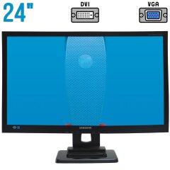 Монитор Б-класс Samsung SyncMaster S24A450B / 24" (1920x1080) TN / DVI, VGA / VESA 100x100, 100x200 + Блок питания