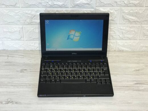 Нетбук Б-клас Dell Latitude 2100 / 10.1" (1024x576) TN / Intel Atom N270 (1 ядро по 1.6 GHz) / 2 GB DDR2 / 120 GB HDD / Intel GMA 950 Graphics / WebCam Нетбук Б-клас Dell Latitude 2100 / 10.1" (1024x576) TN / Intel Atom N270 (1 ядро по 1.6 GHz) / 2 GB DDR2 / 120 GB HDD / Intel GMA 950 Graphics / WebCam
