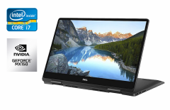 Ноутбук-трансформер Dell Inspiron 7586 / 15.6" (3840x2160) IPS / Intel Core i7-8565U (4 (8) ядра по 1.8 - 4.6 GHz) / 16 GB DDR4 / 1000 GB SSD / nVidia GeForce MX 150, 2 GB GDDR5, 64-bit / WebCam / HDMI