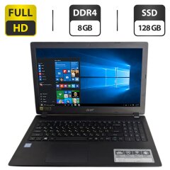 Ноутбук Б-класс Acer Aspire 3 A315-51 / 15.6" (1920x1080) TN / Intel Core i3-6006U (2 (4) ядра по 2.0 GHz) / 8 GB DDR4 / 128 GB SSD / Intel UHD Graphics 520 / WebCam