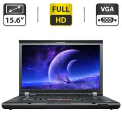 Ноутбук Lenovo ThinkPad T530i / 15.6" (1920x1080) TN / Intel Core i3-3110M (2 (4) ядра по 2.4 GHz) / 4 GB DDR3 / 500 GB HDD / Intel HD Graphics 4000 / VGA