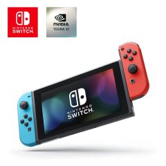 Портативная игровая консоль Nintendo Switch HAC-001-01 Neon Blue-Red / 6.2" (1280x720) IPS Touch / nVidia Tegra X1 (8 (4) ядер по 1.02 - 1.78 GHz) / 4 GB DDR4 / Без Game Card / nVidia GM20B / Wi-Fi