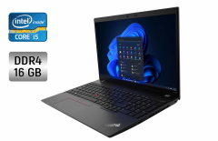 Ультрабук Б-класс Lenovo ThinkPad L15 Gen1 / 15.6" (1920x1080) IPS / Intel Core i5-10210U (4 (8) ядра по 1.6 - 4.2 GHz) / 16 GB DDR4 / 512 GB SSD / Intel UHD Graphics / WebCam / Windows 10