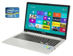 Игровой ноутбук Asus VivoBook S551LN / 15.6" (1366x768) TN / Intel Core i5-4210U (2 (4) ядра по 1.7 - 2.7 GHz) / 8 GB DDR3 / 1000 GB HDD / nVidia GeForce 840M, 2 GB DDR3, 64-bit / WebCam / DVD-ROM / Win 10