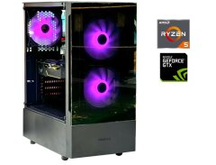 Ігровий ПК Gamdias TALOS E3 Silver Tower / AMD Ryzen 5 3600 (6 (12) ядер по 3.6 - 4.2 GHz) / 16 GB DDR4 / 256 GB SSD M.2 + 1000 GB HDD / nVidia GeForce GTX 1660 Super, 6 GB GDDR6, 192-bit / 550W