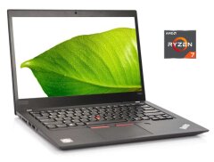 Ультрабук Б-класс Lenovo ThinkPad T495s / 14" (1920x1080) IPS / AMD Ryzen 7 PRO 3700U (4 (8) ядра по 2.3 - 4.0 GHz) / 16 GB DDR4 / 256 GB SSD M.2 / AMD Radeon Vega 10 Graphics / WebCam / Win 11 Pro