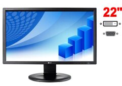 Монитор LG Flatron E2210P / 22" (1680x1050) TN / 1x DVI, 1x VGA / VESA 100x100
