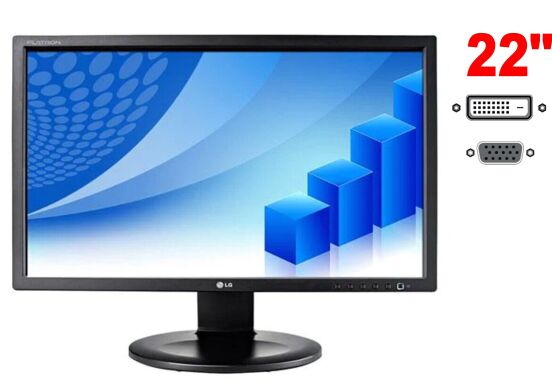 Монитор LG Flatron E2210P / 22" (1680x1050) TN / 1x DVI, 1x VGA / VESA 100x100
