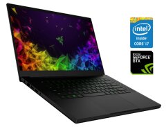 Игровой ноутбук Razer Blade 15 RZ09-02705 / 15.6" (1920x1080) IPS / Intel Core i7-8750H (6 (12) ядер по 2.2 - 4.1 GHz) / 16 GB DDR4 / 512 GB SSD / nVidia GeForce GTX 1060 Max-Q, 6 GB GDDR5, 192-bit / WebCam