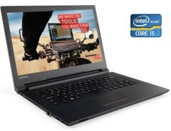 Ноутбук Lenovo IdeaPad V110-15ISK / 15.6" (1366x768) TN / Intel Core i5-6200U (2 (4) ядра по 2.3 - 2.8 GHz) / 8 GB DDR4 / 128 GB SSD / Intel HD Graphics 520 / WebCam / DVD-ROM / Win 10 Pro