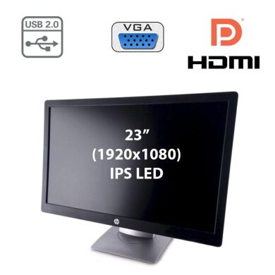 Монитор HP EliteDisplay E232 / 23" (1920x1080) IPS / HDMI, DisplayPort, VGA, USB-Hub Монитор HP EliteDisplay E232 / 23" (1920x1080) IPS / HDMI, DisplayPort, VGA, USB-Hub