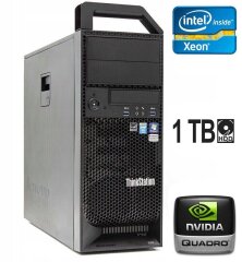 Робоча станція Lenovo ThinkStation S30 Tower / Intel Xeon E5-2630 (6 (12) ядер по 2.3 - 2.8 GHz) / 16 GB DDR3 / 1000 GB HDD / nVidia Quadro 2000, 1 GB GDDR5, 128-bit / 610W / DVI / DisplayPort