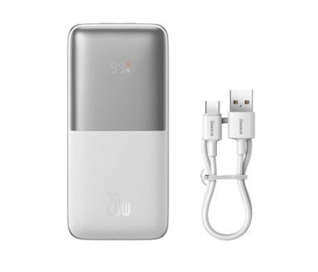 Новый Power Bank Baseus Bipow Pro White (PPBD040102) / 10000 mAh / до 12V/до 3A