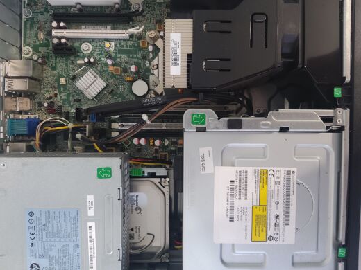 HP Compaq Elite 8300 SFF / Intel Core i5-3470 (4 ядра по 3.2 - 3.6 GHz) / 8 GB DDR3 / 120 GB SSD new + 500 GB HDD / USB 3.0 / DVD-RW