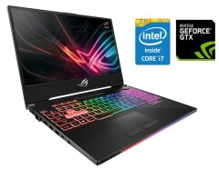 Игровой ноутбук Asus ROG Strix GL504GS-ES056T Scar II / 15.6" (1920x1080) IPS / Intel Core i7-8750H (6 (12) ядер по 2.2 - 4.1 GHz) / 16 GB DDR4 / 512 GB SSD / nVidia GeForce GTX 1070, 8 GB GDDR5, 256-bit / WebCam / Win 10 Home