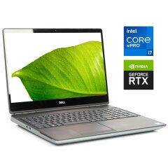 Игровой ноутбук Б-класс Dell Precision 7560 / 15.6" (1920x1080) IPS Touch / Intel Core i7-11850H (8 (16) ядер по 2.1 - 4.8 GHz) / 32 GB DDR4 / 512 GB SSD NVMe / nVidia GeForce RTX 3080, 16 GB GDDR6, 256-bit / WebCam