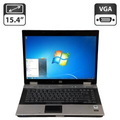 Ноутбук HP EliteBook 8530p / 15.4" (1280x800) TN / Intel Core 2 Duo P8400 (2 ядра по 2.26 GHz) / 4 GB DDR2 / 320 GB HDD / AMD Radeon HD 3650, 256 MB GDDR3, 128-bit / DVD-ROM / Без АКБ / Windows 7