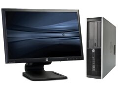 Комплект ПК Б-класс: HP Compaq 6000 Pro SFF / Intel Core 2 Quad Q8300 (4 ядра по 2.5 GHz) / 8 GB DDR3 / 120 GB SSD / Intel GMA Graphics 4500 / DVD-RW + Монитор HP Compaq LA2306x / 23" (1920x1080) IPS / DP, DVI, VGA, USB 2.0 / VESA 100x100