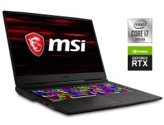Игровой ноутбук MSI GE75 Raider 10SFS / 17.3" (1920x1080) IPS / Intel Core i7-10750H (6 (12) ядер по 2.6 - 5.0 GHz) / 16 GB DDR4 / 128 GB SSD NVMe + 1000 GB HDD / nVidia GeForce RTX 2060, 6 GB GDDR6, 192-bit / WebCam