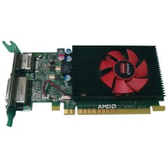 Дискретная видеокарта AMD Radeon R5 340X, 2 GB GDDR3, 64-bit / 1x DVI, 1x DisplayPort / Для корпусов форм-фактора SFF + Адаптер с VGA на DVI-I