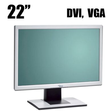 Fujitsu B22W-5 / 22" (1680x1050) / TFT TN / VGA, DVI / Встроенные колонки Fujitsu B22W-5 / 22" (1680x1050) / TFT TN / VGA, DVI / Встроенные колонки