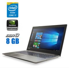 Ігровий ноутбук Lenovo IdeaPad 520-15IKB / 15.6" (1920x1080) IPS / Intel Core i7-7500U (2 (4) ядра по 2.7 - 3.5 GHz) / 8 GB DDR3 / 256 GB SSD / nVidia GeForce 940MX, 2 GB DDR3, 64-bit / WebCam 